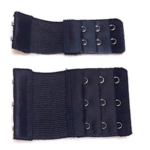 Black Bra Back Strap Extender Set